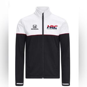 HRC Honda Racing Softshell Jacket  Black Medium NWT